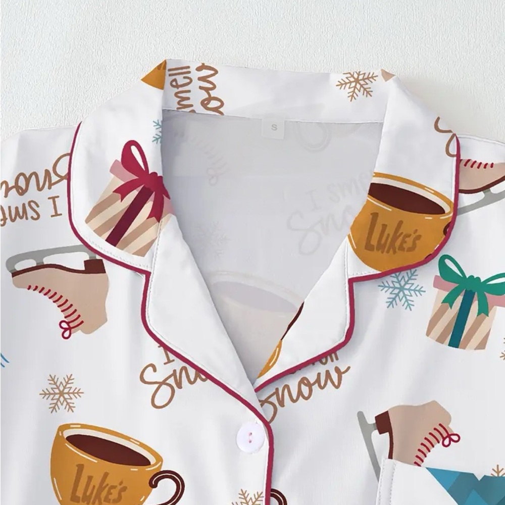 Gilmore Girls Pajamas/sleepwear New… I Smell Snow Theme Medium